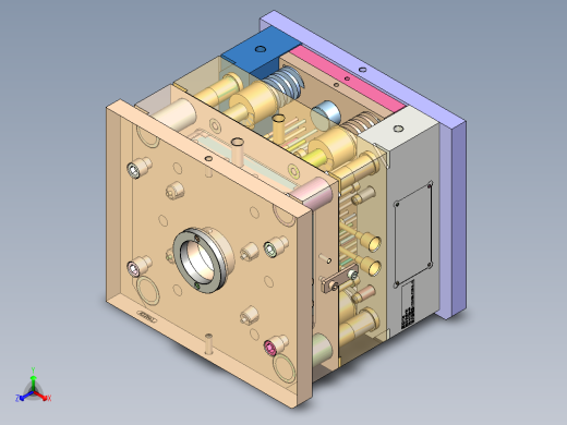 底座上盖（前模斜顶）