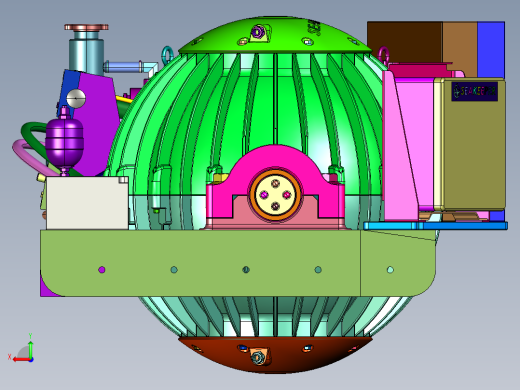 支援艇陀螺仪系统后视缩略图