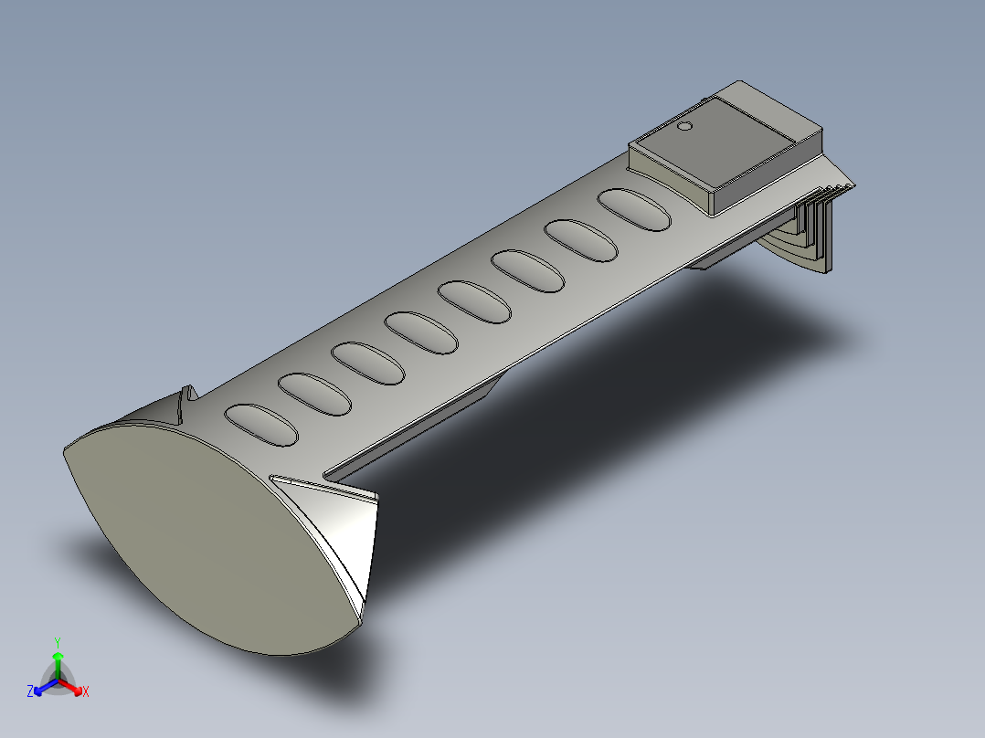 智慧路灯正等轴测图