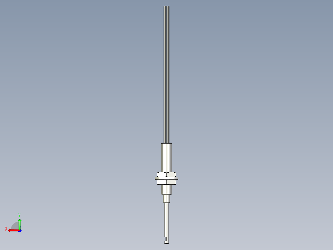 侧视光纤_漫反射型FR-F410后视图