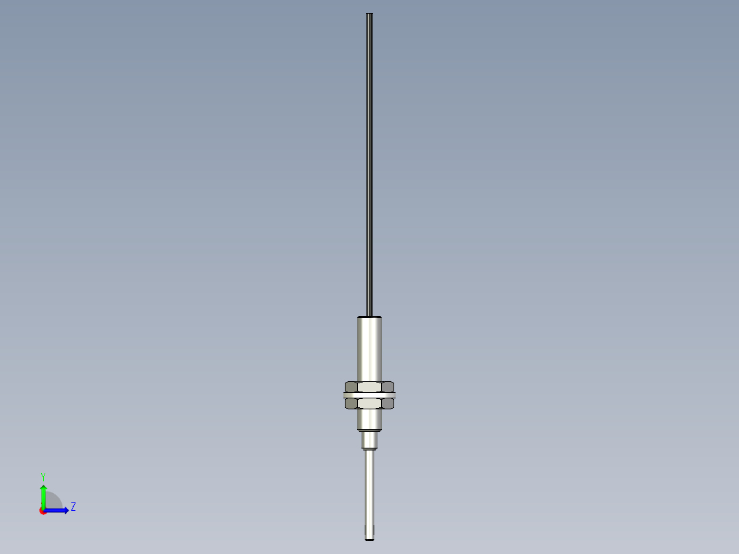 侧视光纤_漫反射型FR-F410左视图
