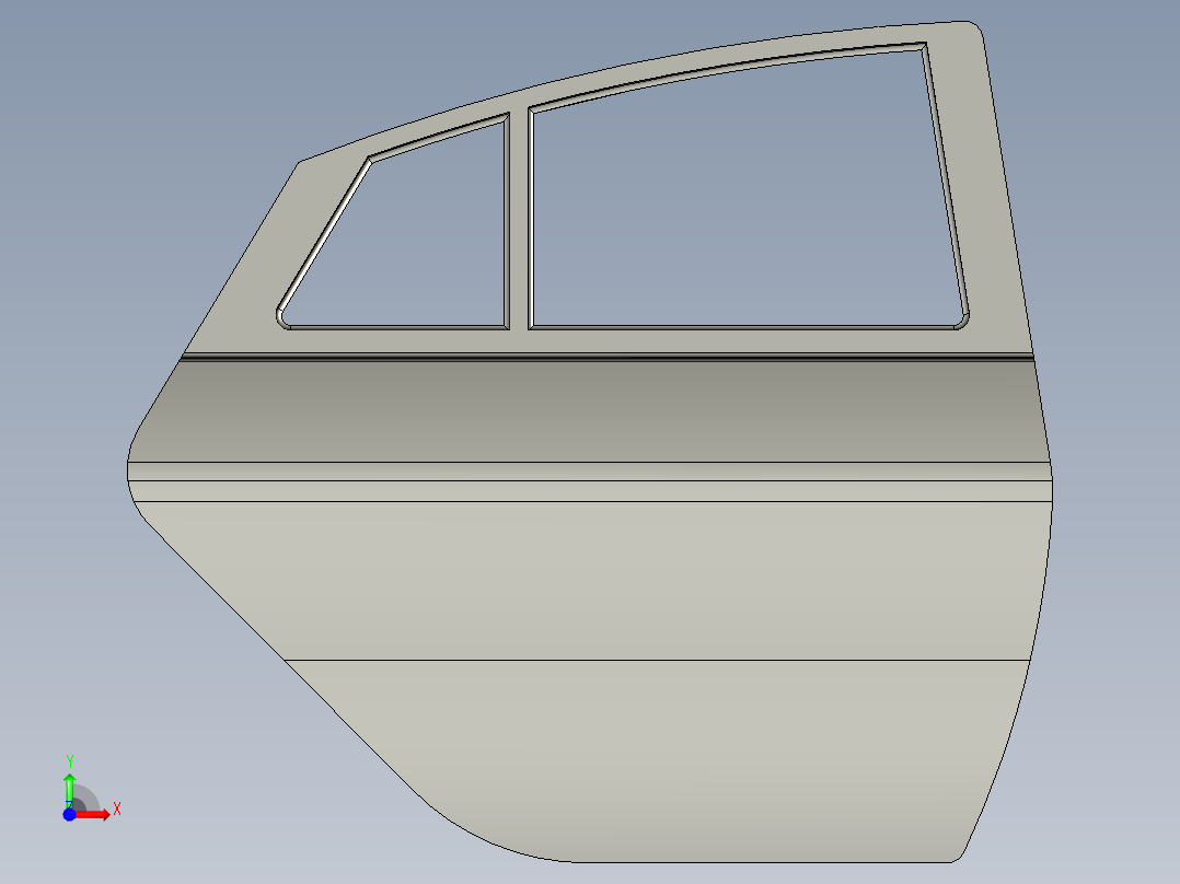 汽车车门-4---stp前视图