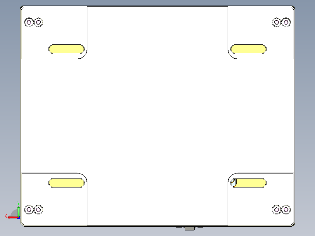 d15_top_case_al_笔记本CNC工装夹具三维模型cnc1后视图
