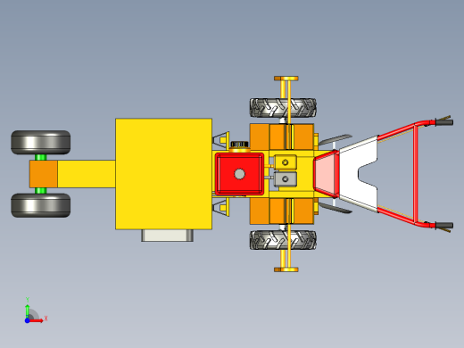 甘蔗种植机前视缩略图
