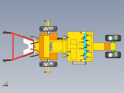 甘蔗种植机后视缩略图