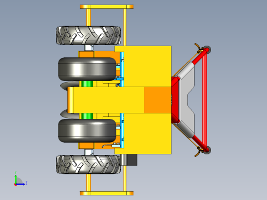甘蔗种植机左视缩略图