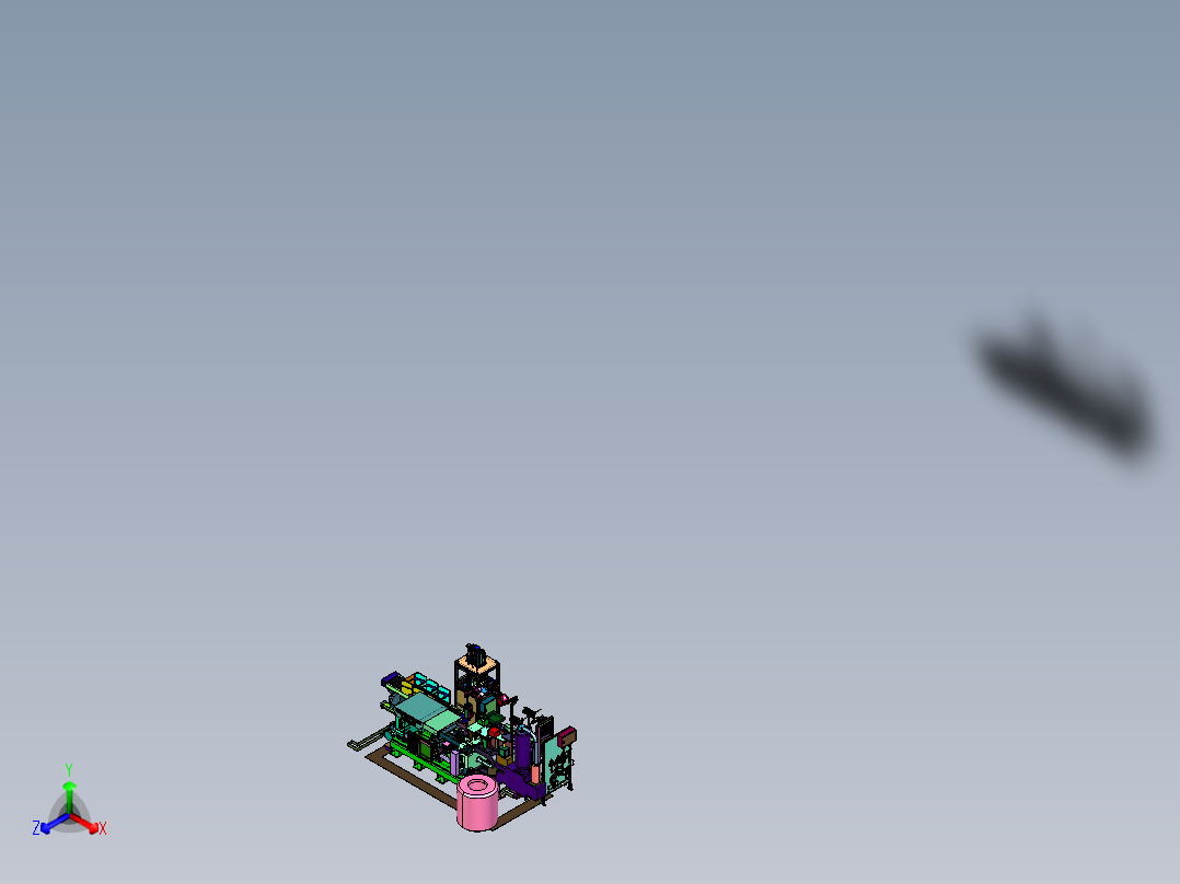 机械手进行铝合金压铸自动化设备