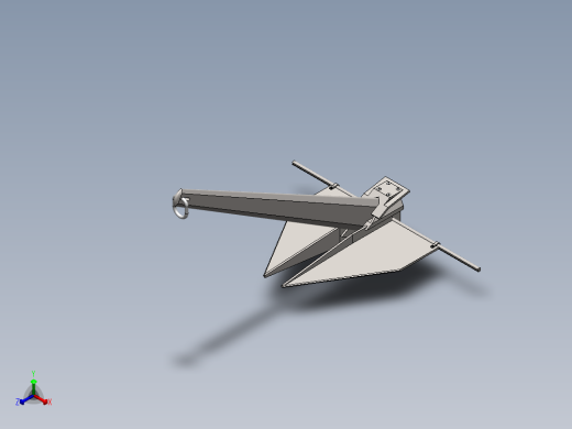 锚、地锚(14)正等轴测缩略图