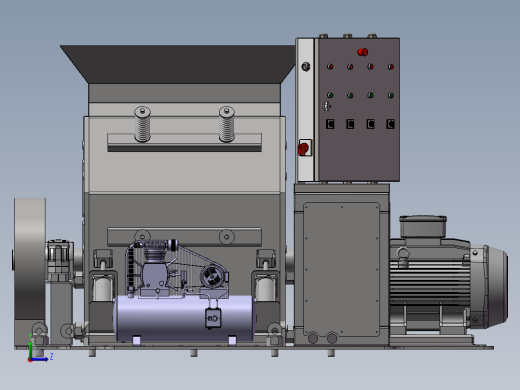 破碎机、冲击式破碎机设计左视缩略图