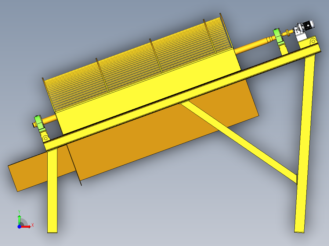 YGS50滚筒筛前视图