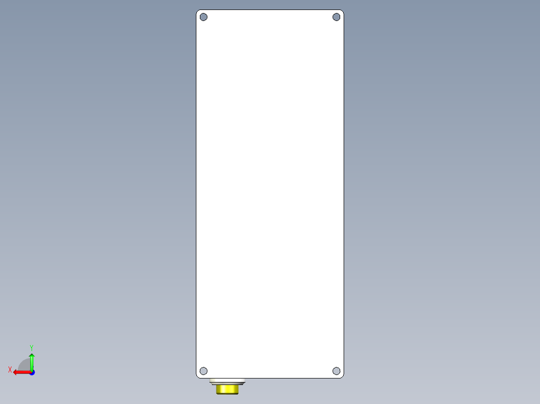 往复运动器后视图