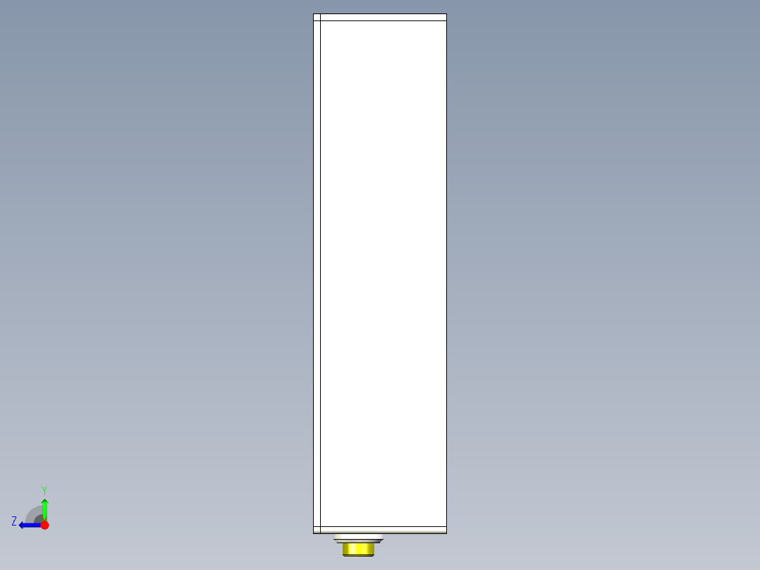 往复运动器右视图