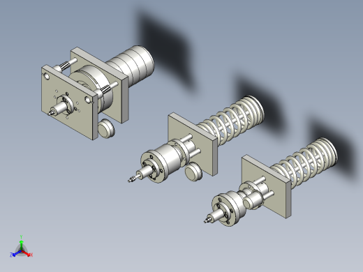 一个拉深产品的三套模具