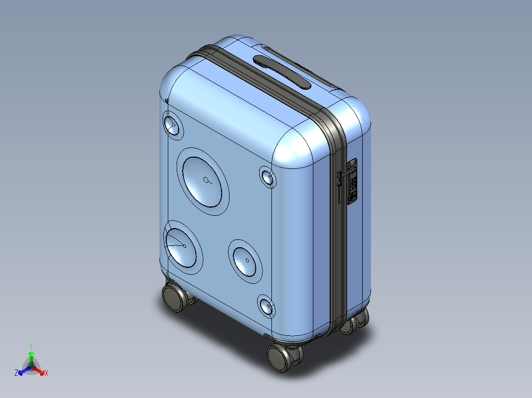 月球系列18寸拉杆箱