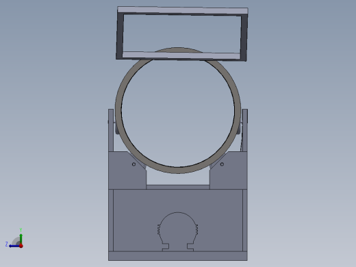 石料分离机stone-separator-1831-模型格式为 sw右视缩略图