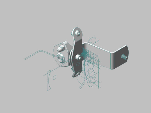 发动机安装支架 3D模型SolidWorks三维设计图缩略图
