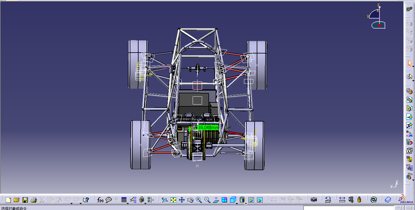 baja赛车设计（CATIA） 3D模型（Catia设计