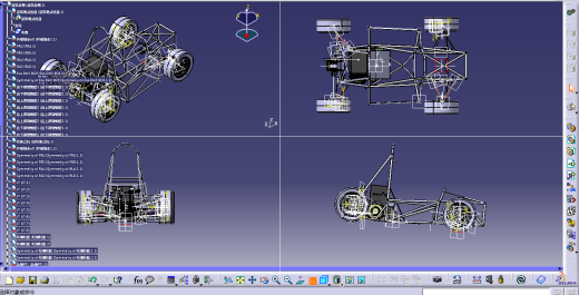 baja赛车设计（CATIA） 3D模型（Catia设计缩略图
