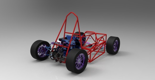 baja赛车设计（CATIA） 3D模型（Catia设计缩略图