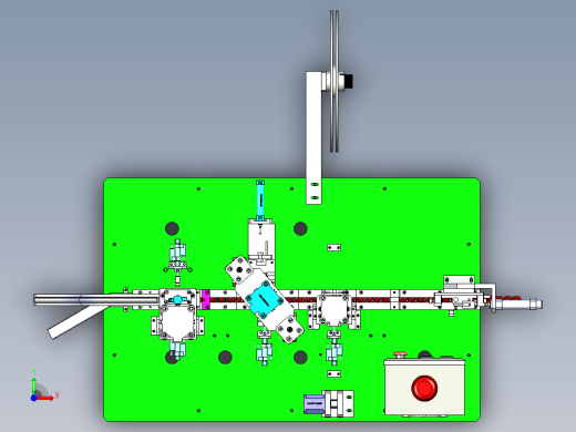 微电机180铁盖四合一组立机（微型电动机组装加工设备）前视缩略图