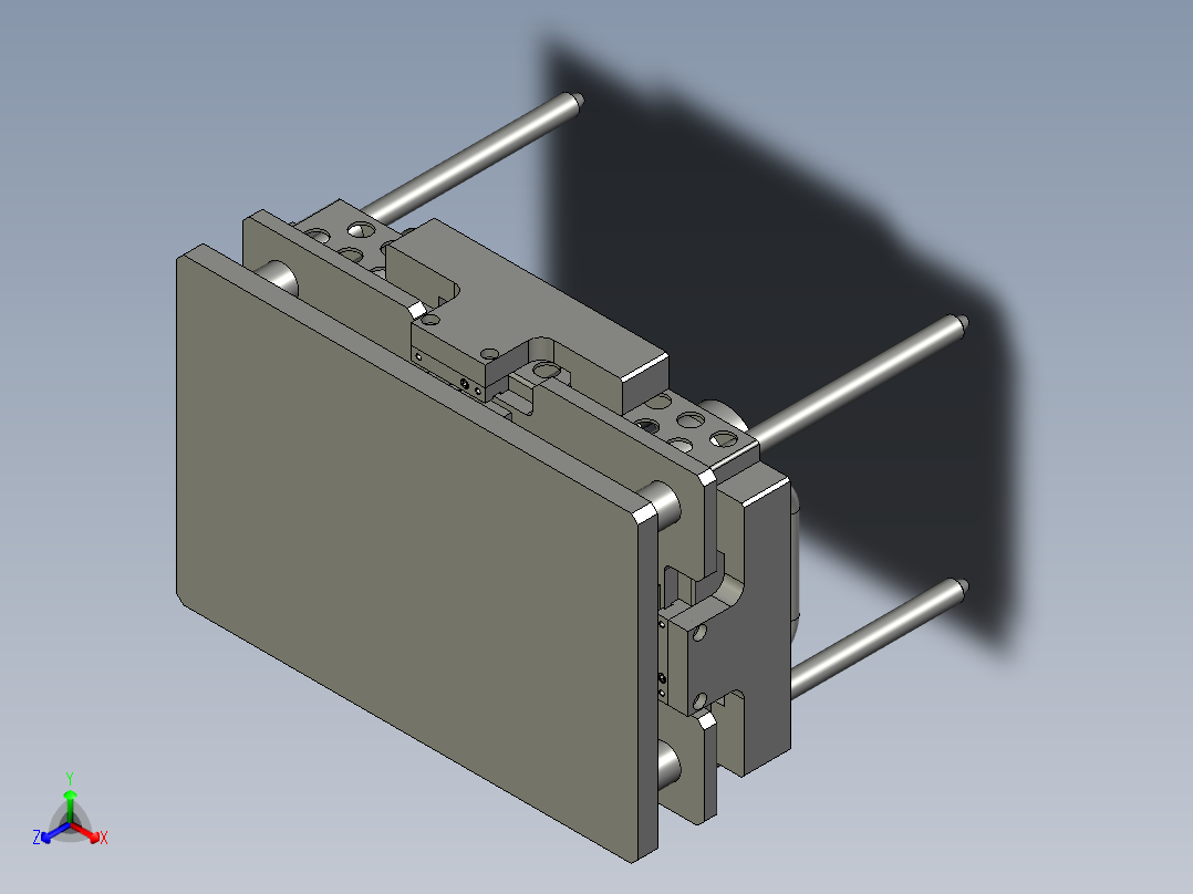 M060-托盘定位组件-14正等轴测图
