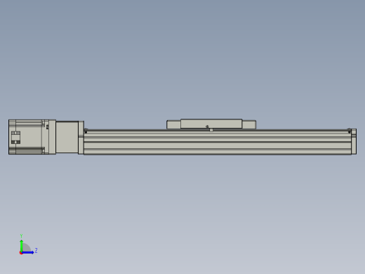 KTH170铝体内嵌丝杆模组马达外露KTH170-C10-400-BC-B86-C4左视缩略图
