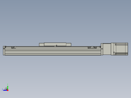 KTH170铝体内嵌丝杆模组马达外露KTH170-C10-400-BC-B86-C4右视缩略图