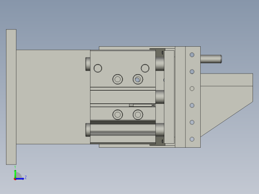 阻挡插线组件左视缩略图