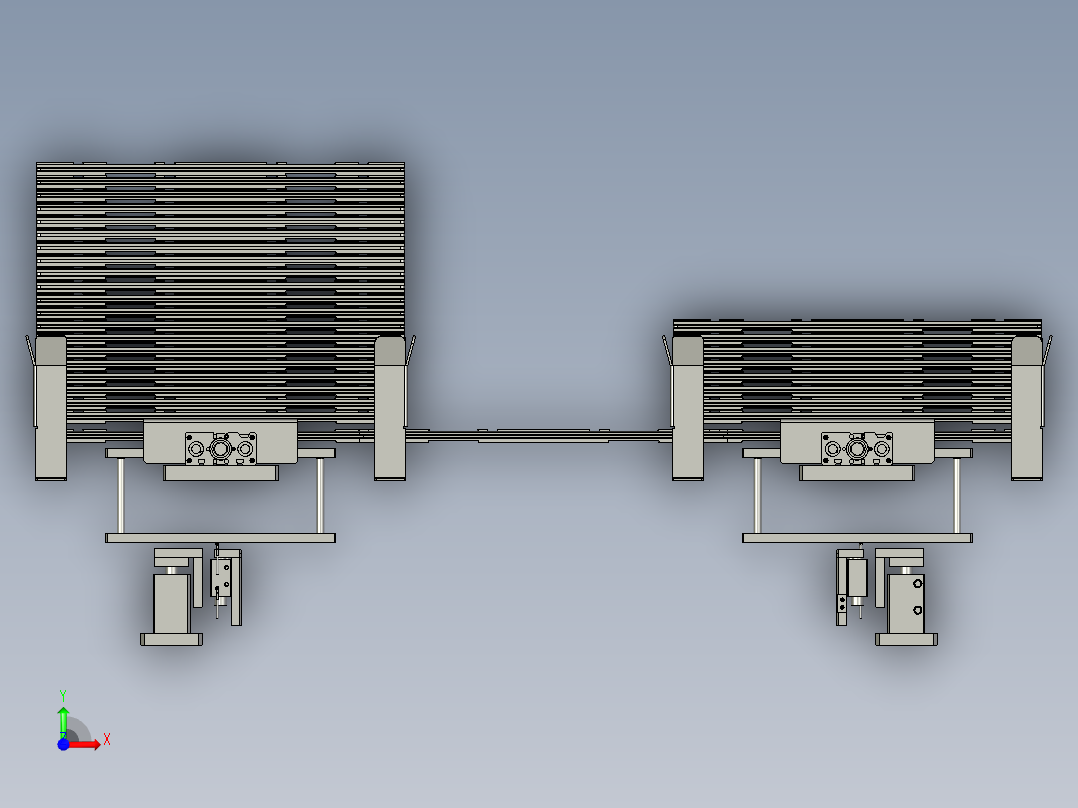 F170321-料盘分离与收集模组前视图
