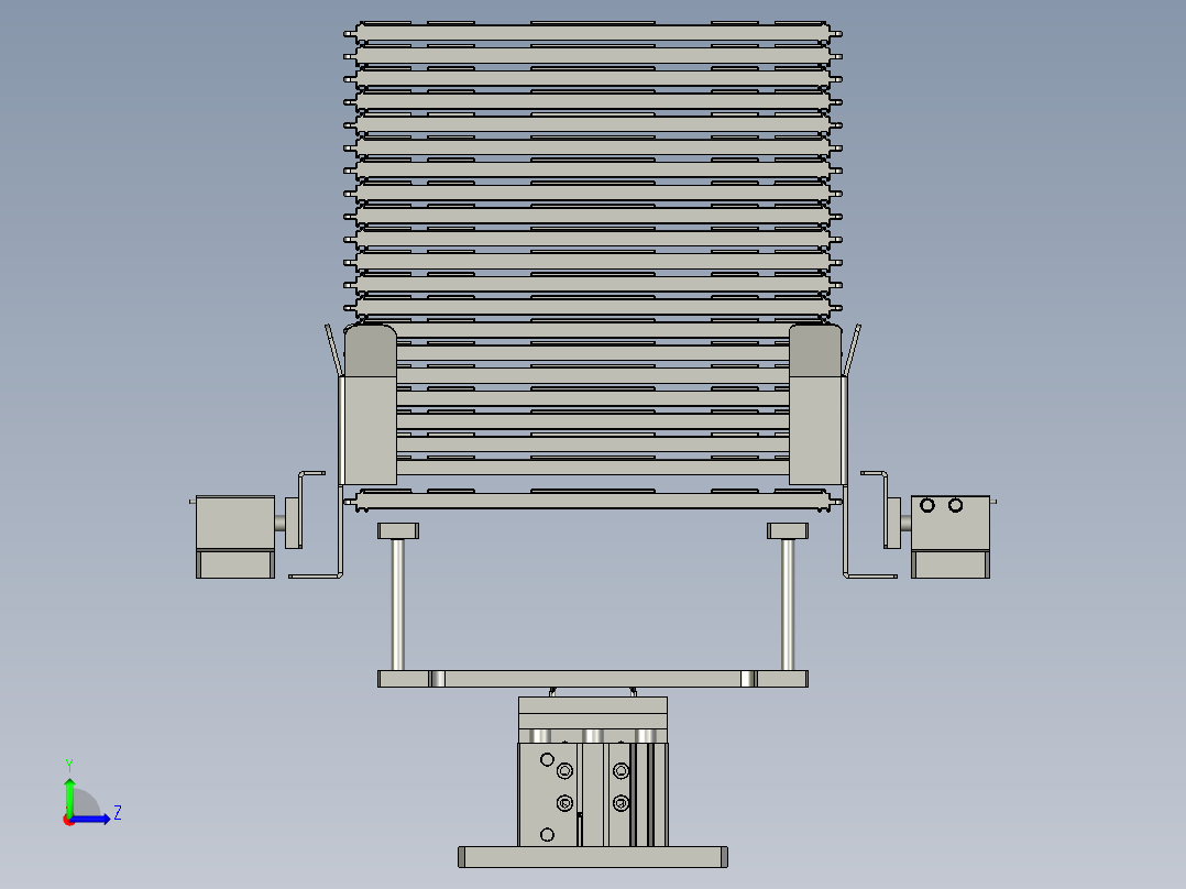 F170321-料盘分离与收集模组左视图
