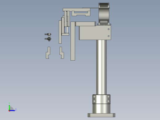 LJ-CJ-400成品出料模组左视缩略图