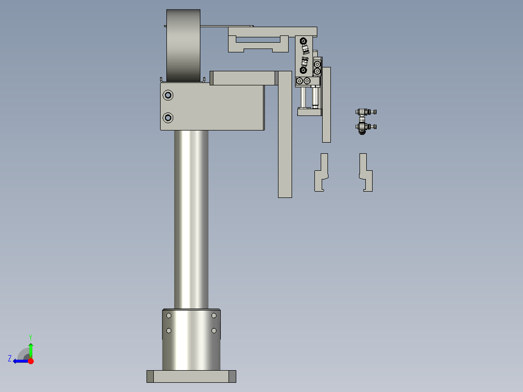 LJ-CJ-400成品出料模组右视图