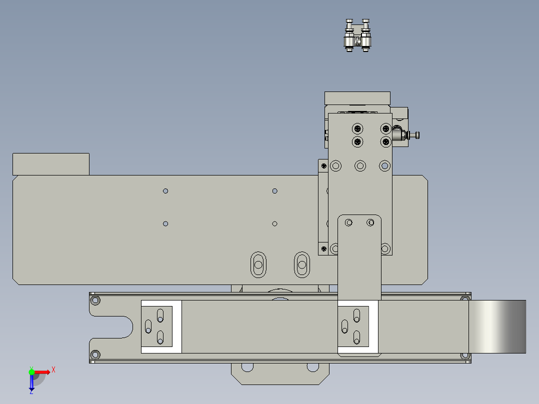 LJ-CJ-400成品出料模组俯视图