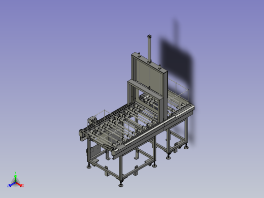 升降门滚筒线传送装置