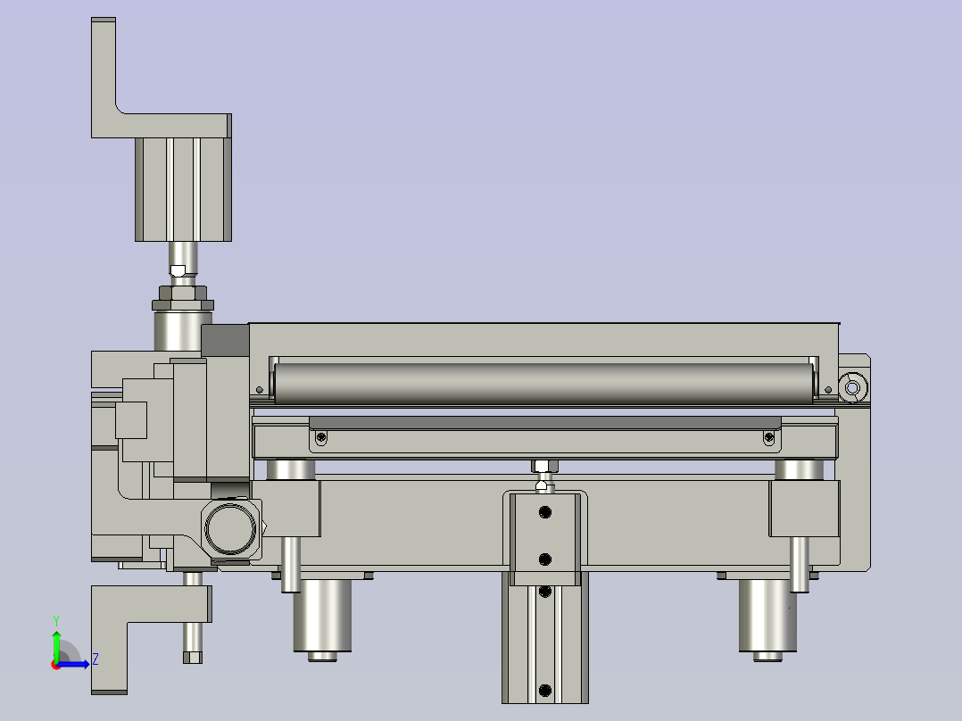 YWP200K4-20-10-00切断组件左视图