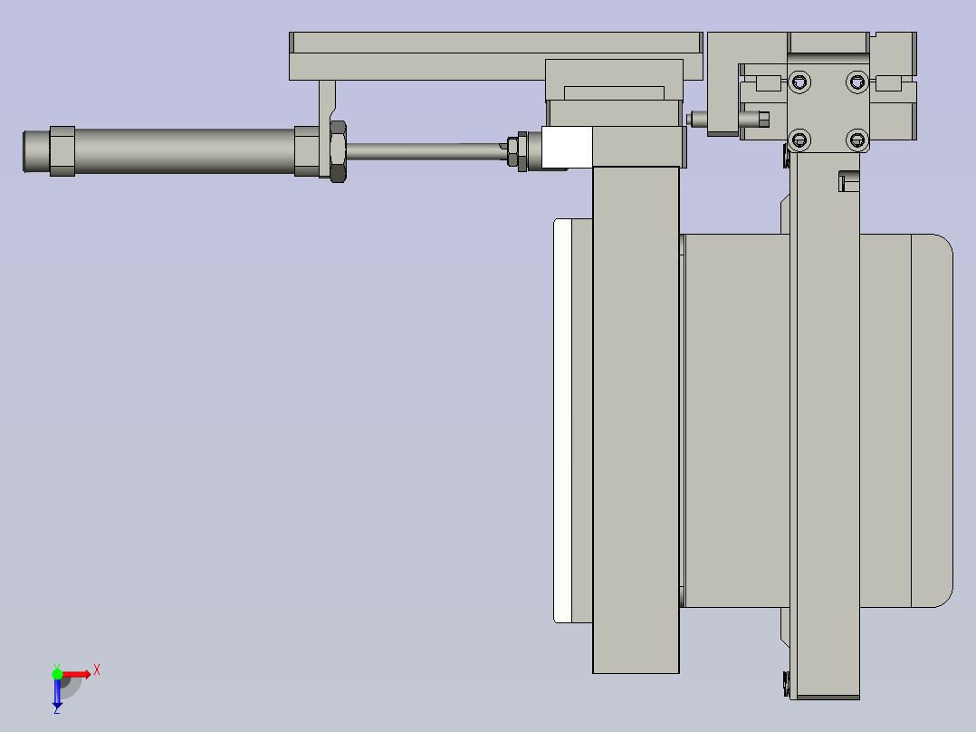 YWP200K4-20-10-00切断组件俯视图