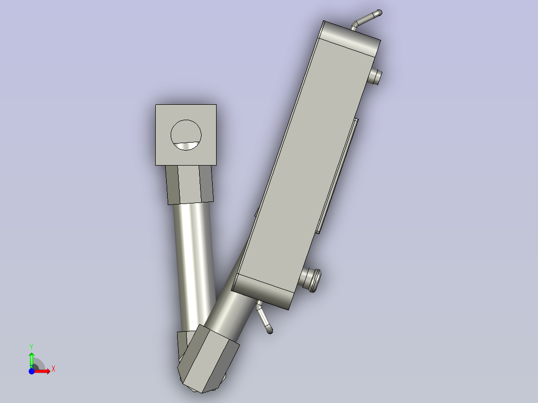 悬臂控制箱前视图