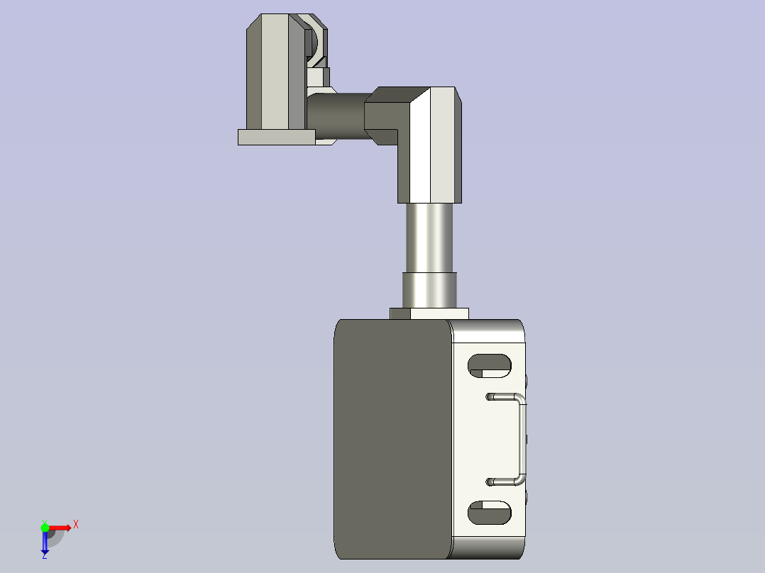 悬臂控制箱俯视图