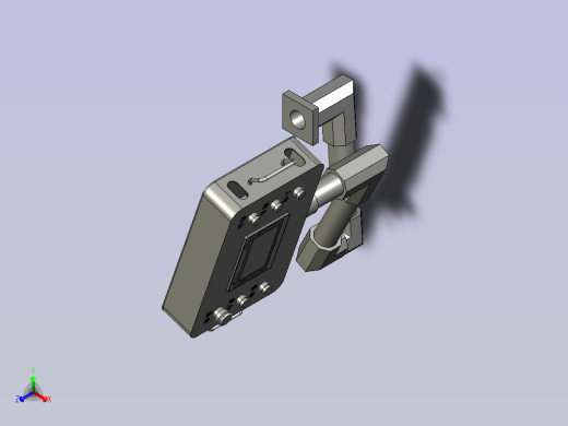 悬臂控制箱正等轴测缩略图