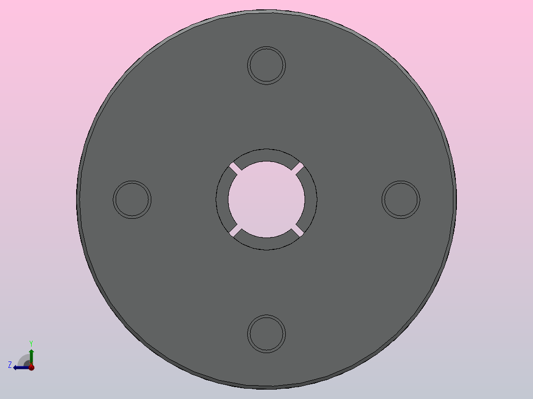 梅花联轴器（胀套型）[JM30T-64D-8-8]右视图