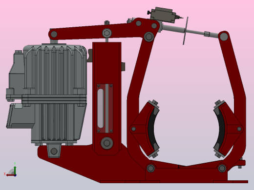 YWZ5.YWZE系列电力液压鼓式制动器YWZ5160／22-ⅠA-HR-WC.RL.WC (1)后视缩略图