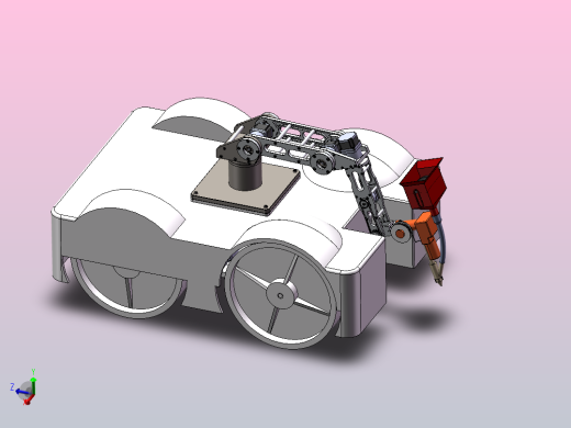 无轨焊接机器人-三维sw+二维CAD+说明书