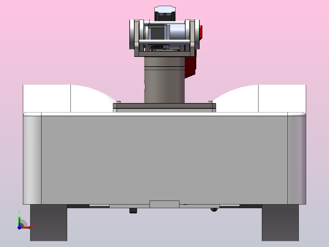 无轨焊接机器人-三维sw+二维CAD+说明书前视图