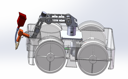 无轨焊接机器人-三维sw+二维CAD+说明书