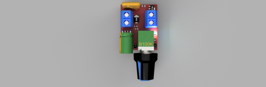 5A带保险丝3D模型的PWM控制器缩略图