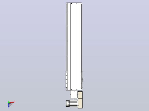 皮带直线轴半封闭可选导轨TPA-HNB-220D-176-L800-MR-C-P1K-N3俯视缩略图
