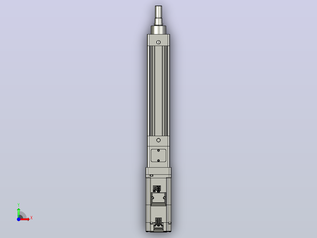轻载电动缸TPA-ESR40-1210C-L100-M-W-P40-C3前视图