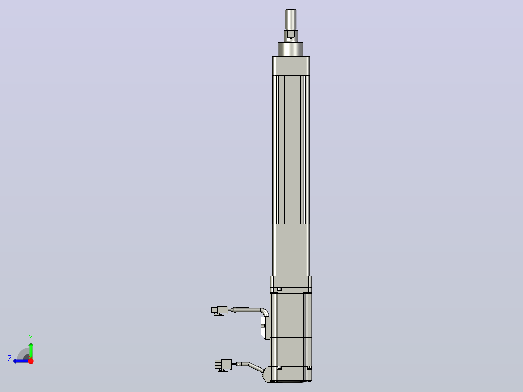 轻载电动缸TPA-ESR40-1210C-L100-M-W-P40-C3右视图