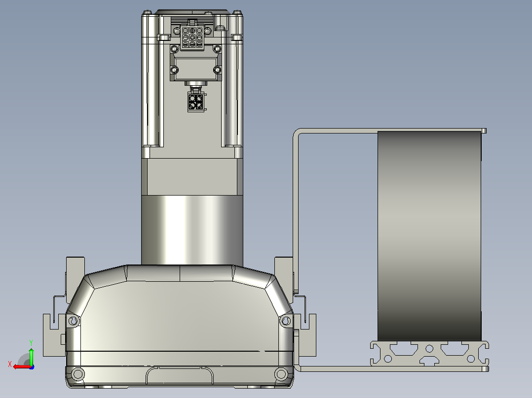 TM14-L3-2000-BC-T400W-C4-MB-3M齿轮齿条型TM14后视图