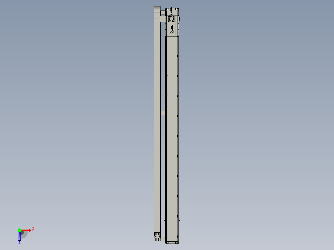 TM14-L3-2000-BC-T400W-C4-MB-3M齿轮齿条型TM14俯视图